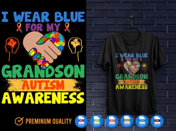 Autism Day T-Shirt Design Graphics for Print on Demand