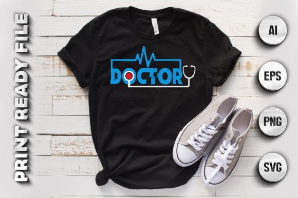 Doctor T-shirt Design Graphics for Branding and Marketing