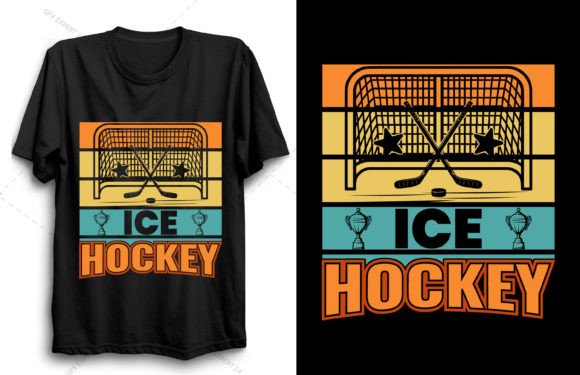 Ice Hockey T Shirt Design