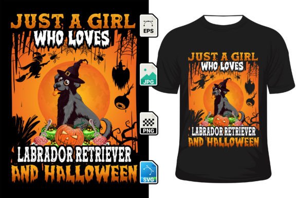 Just a Girl Who Loves Labrador Retriever Graphics