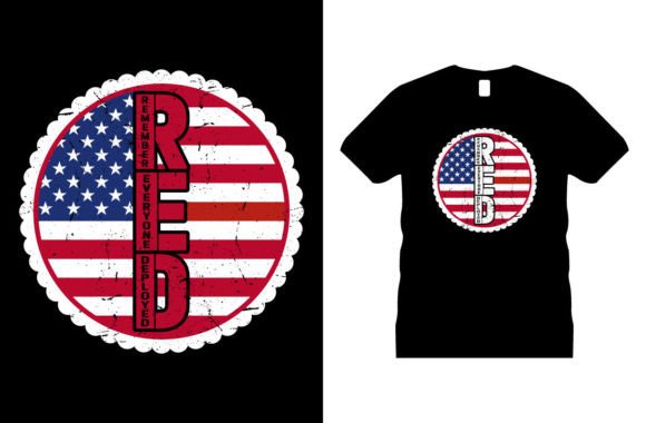 Remember Veteran Deployed RED Embroidery Review