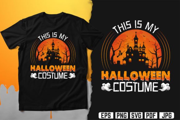 This is My Halloween Costume T-Shirt Graphic Design