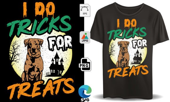 Tricks for Treat Halloween Labrador Graphics